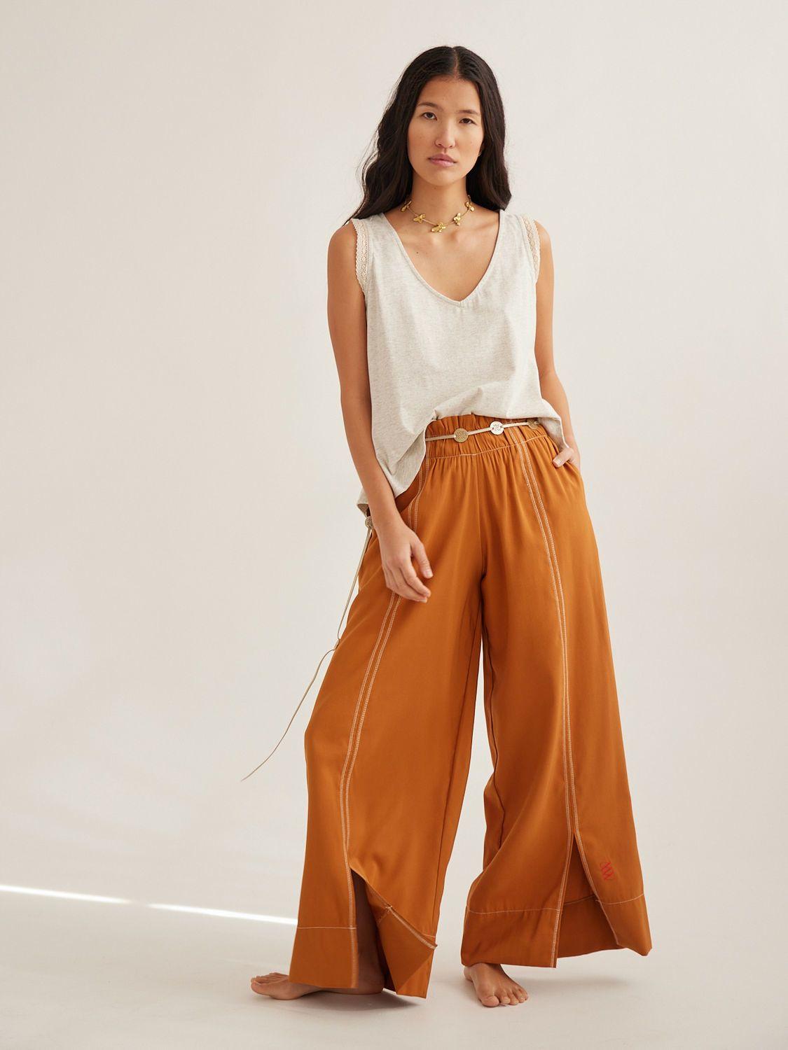 PANTALON AGUAS camel 1