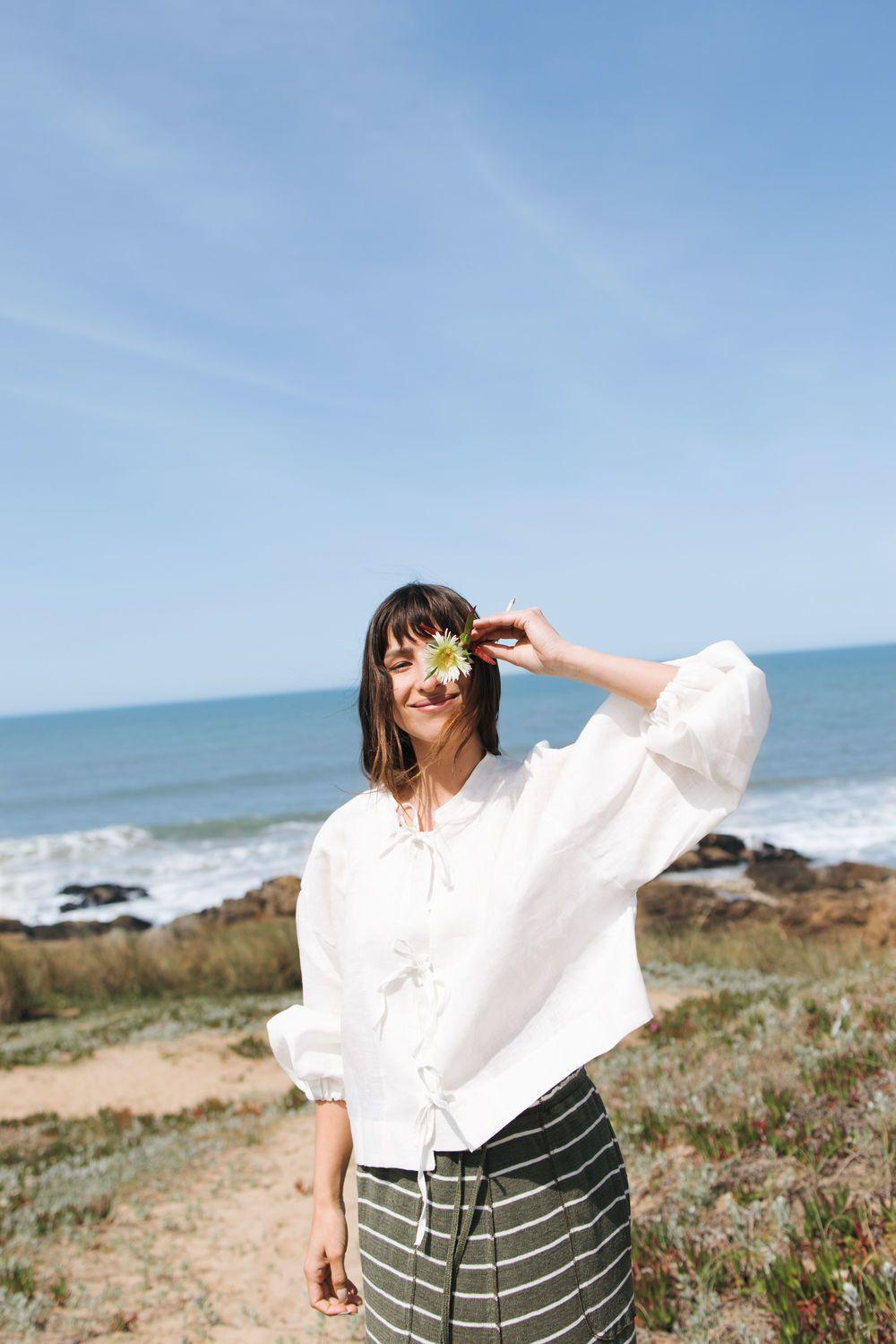 Blusa Estrella Blanco Talle único