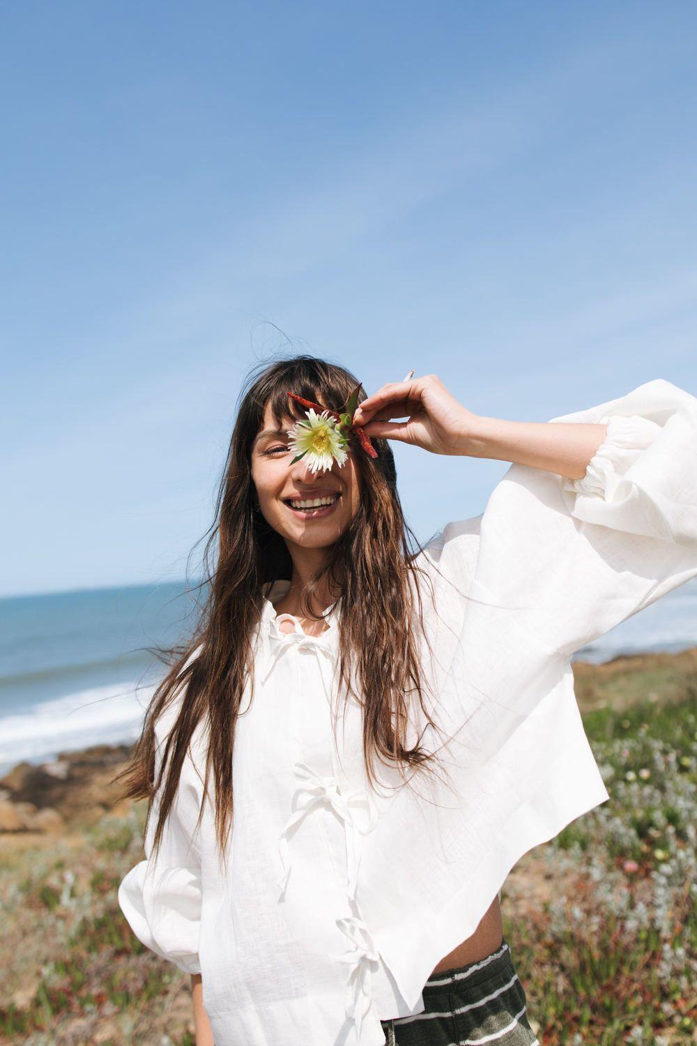 Blusa Estrella Blanco Talle único