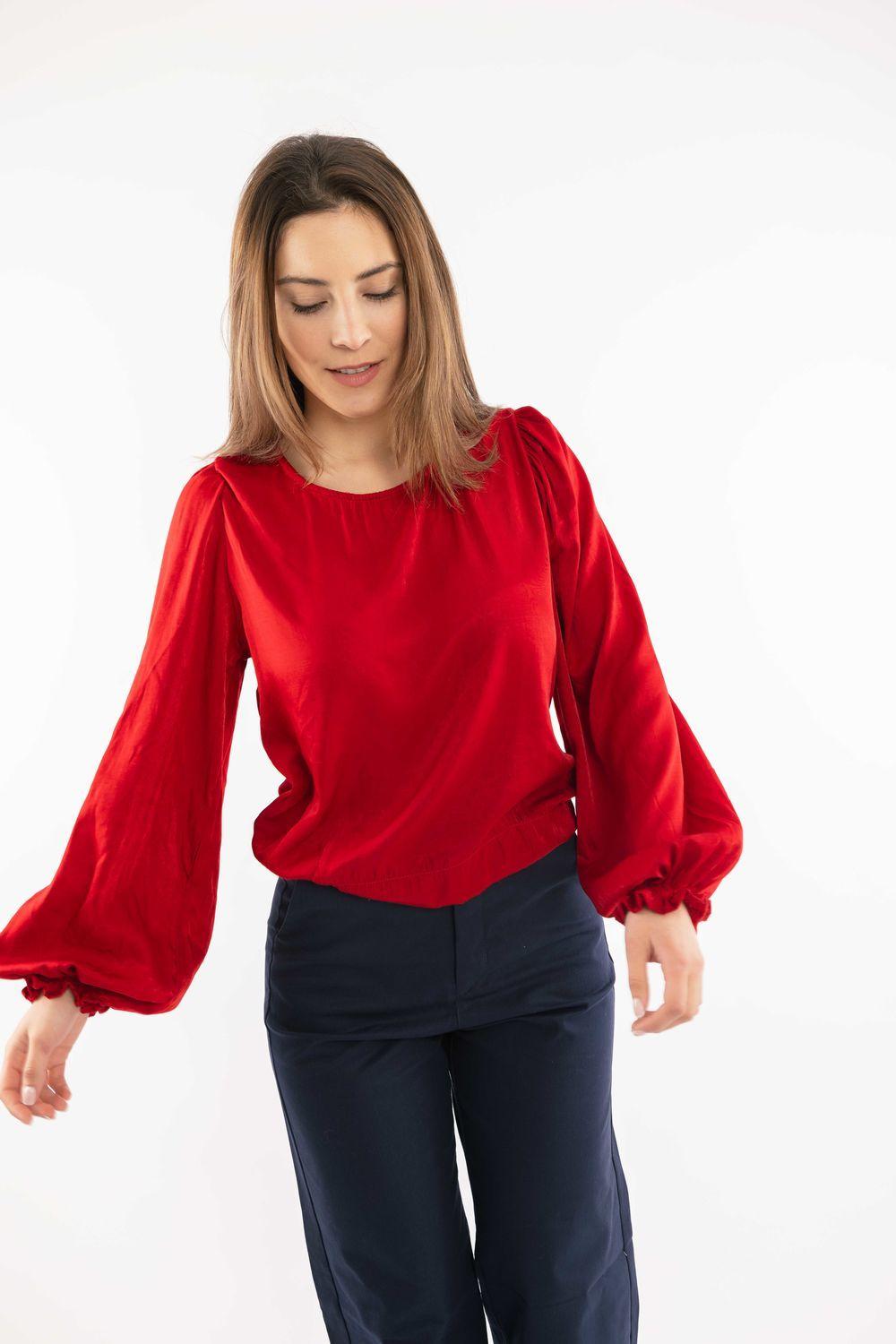 Blusa Fiore rojo s