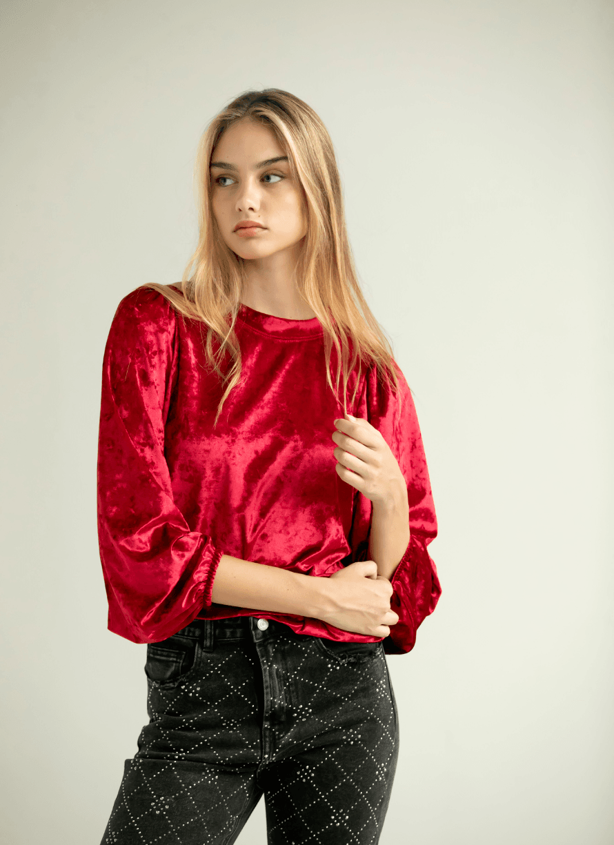 Blusa Roxy Rojo Talle único