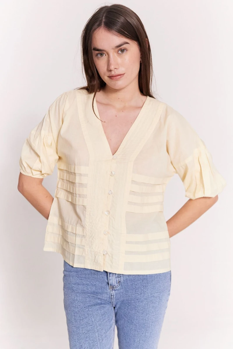 Blusa Zante beige l