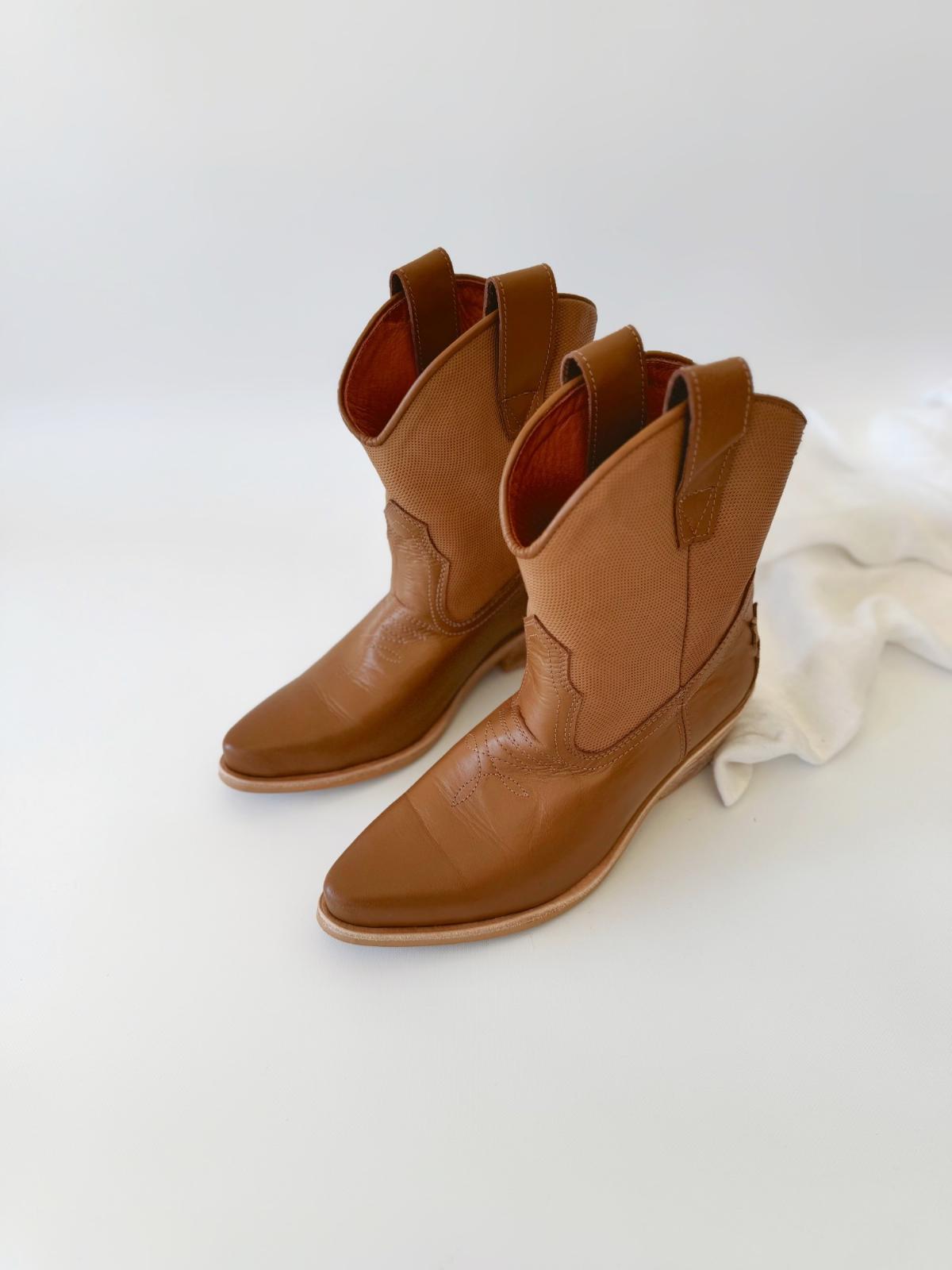 Bota Texana West camel 38