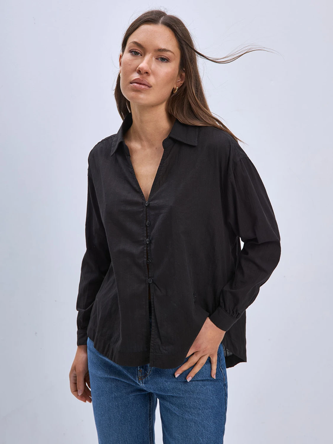 Camisa Butti negro xl