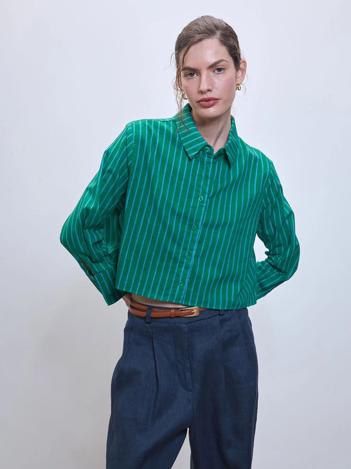 Camisa Lushy verde xl