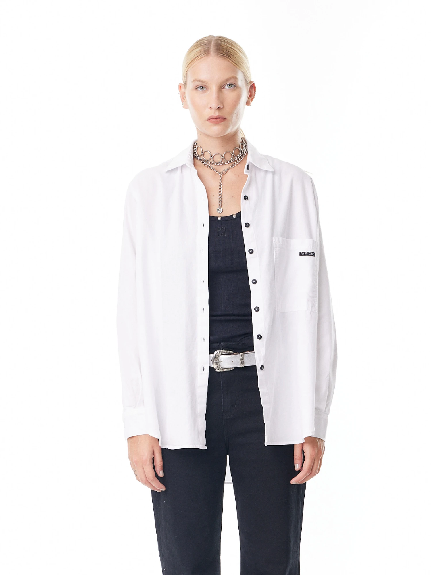 Camisa Noble Oxford blanco m