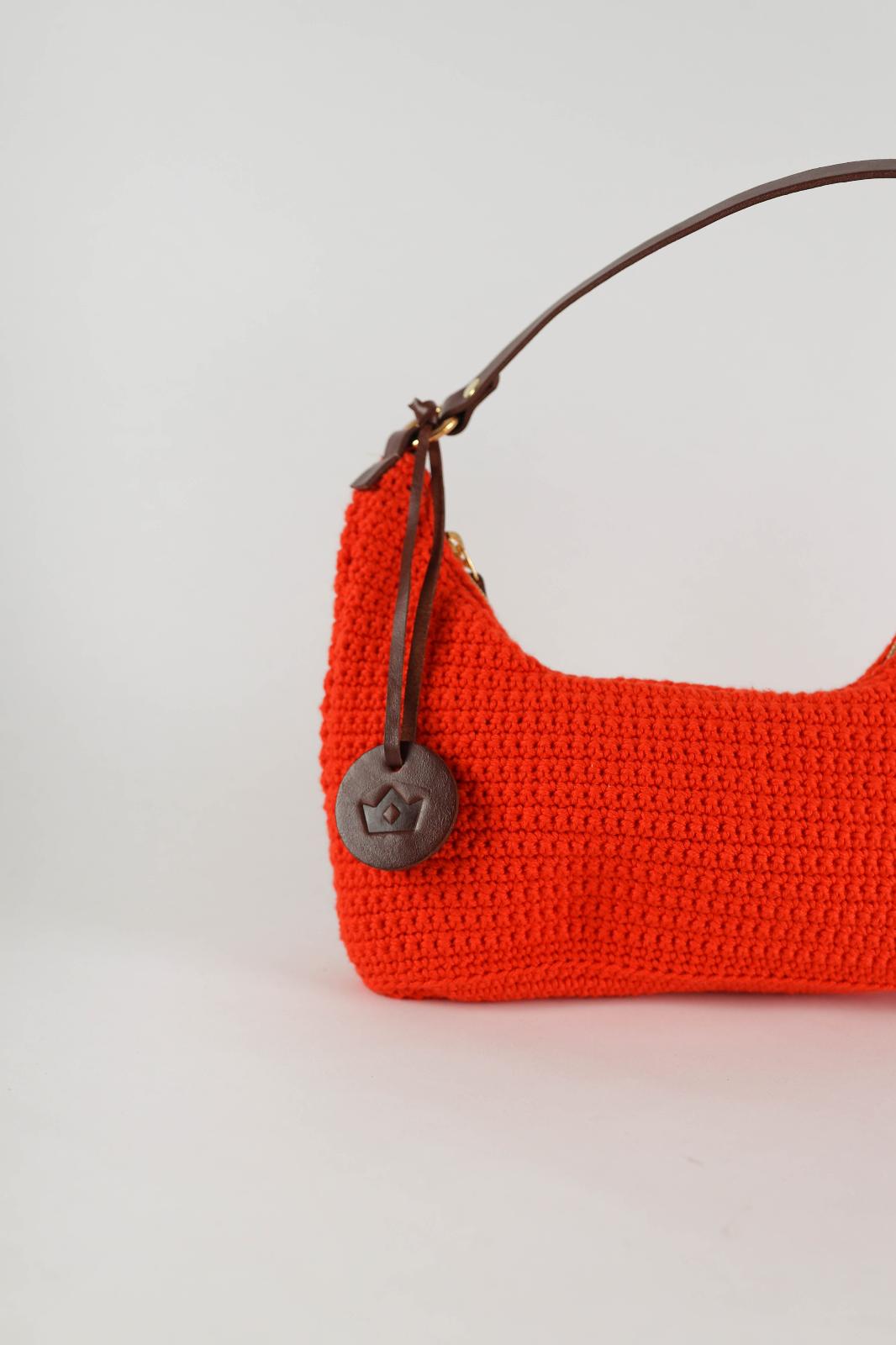 Cartera Shoulder Crochet Bag coral n/a