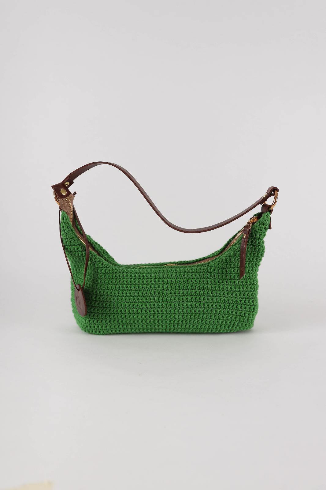 Cartera Shoulder Crochet Bag verde n/a
