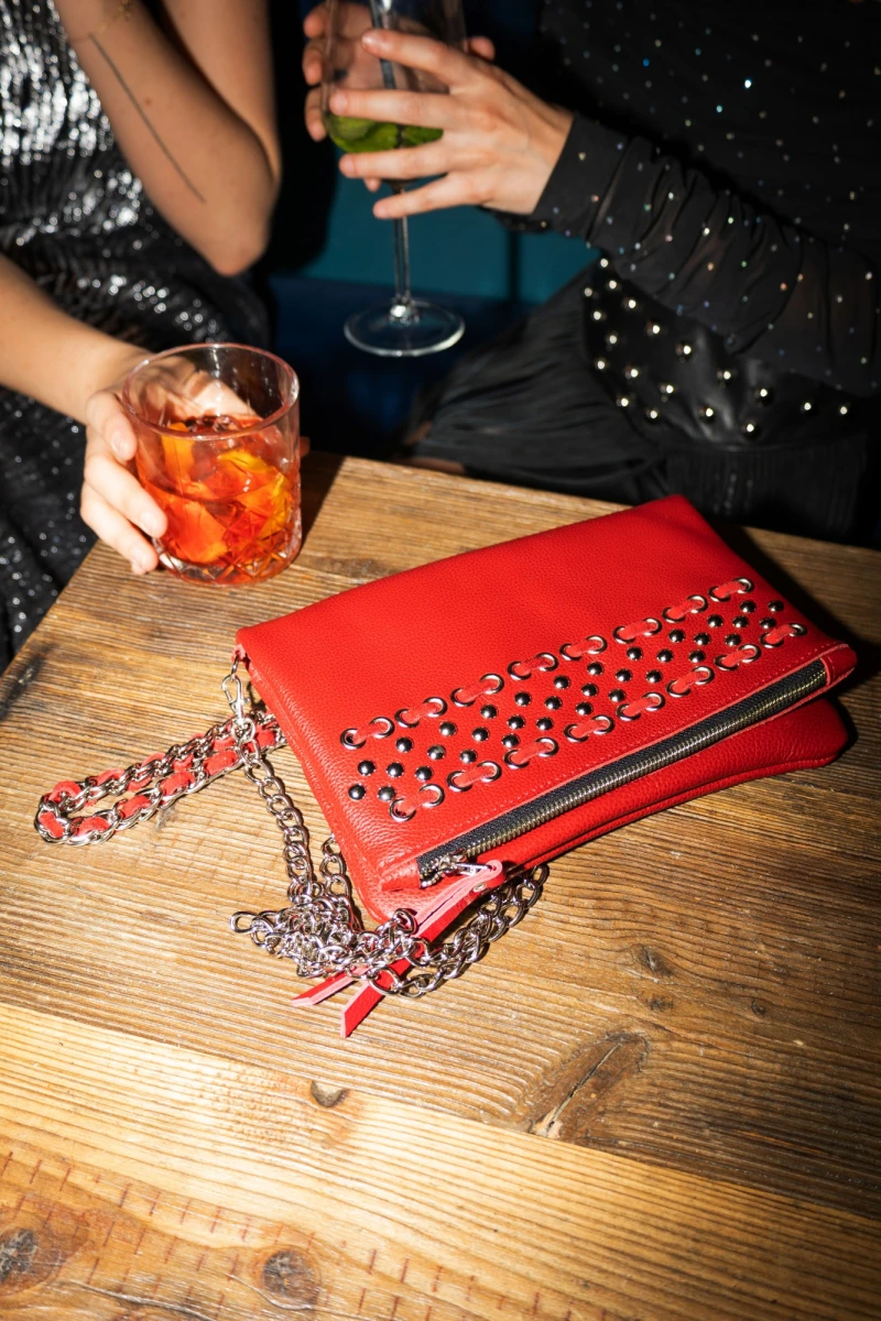 Cartera Way rojo talle unico