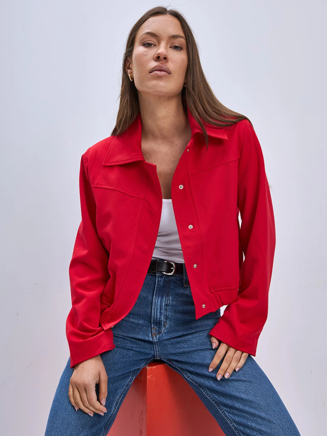 Chaqueta Mody rojo s