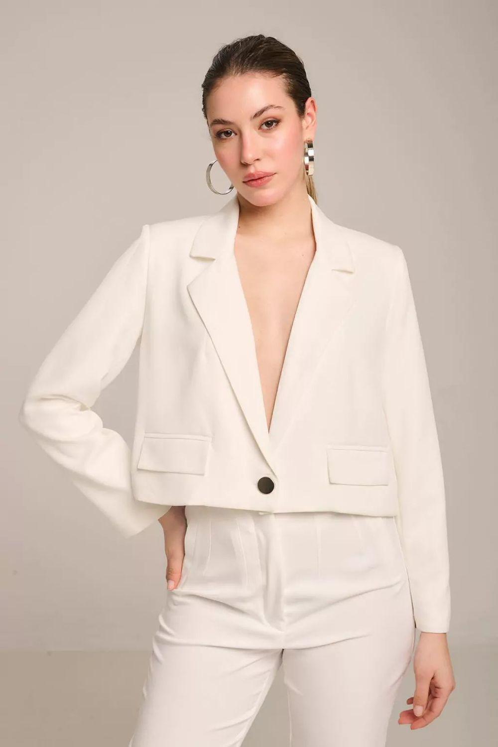 CHAQUETA OLIVIA-KANIS blanco l