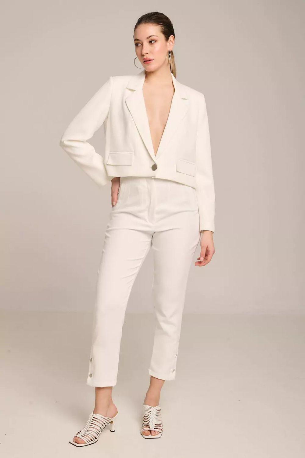 CHAQUETA OLIVIA-KANIS blanco l