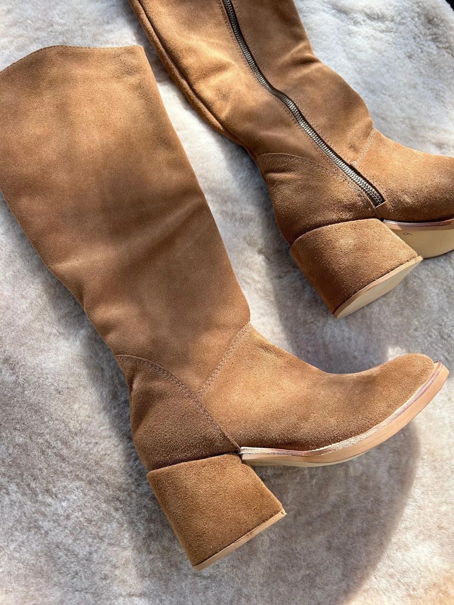 High Heel Boots camel 36