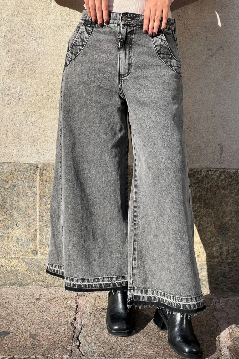 Jean Extra Wide gris 34