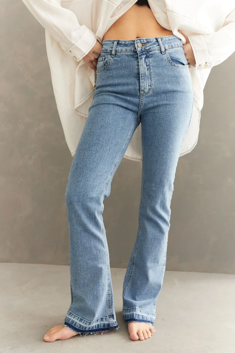 Jean New Flare azul 44