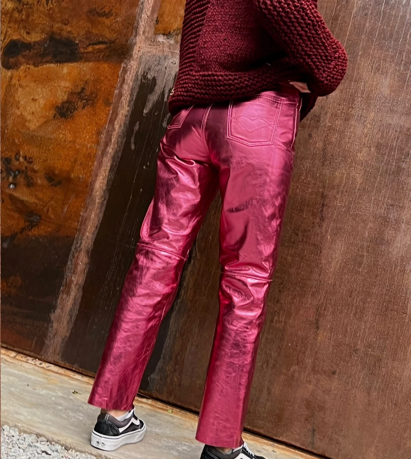 Leather Jeans Crawford Galácticos fucsia 38