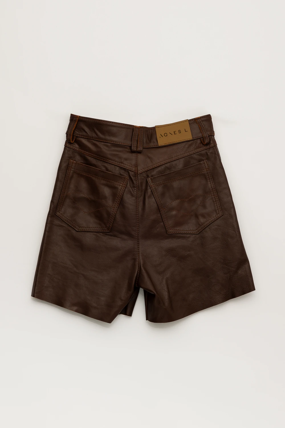 Leather Shorts Crawford pistacho 42