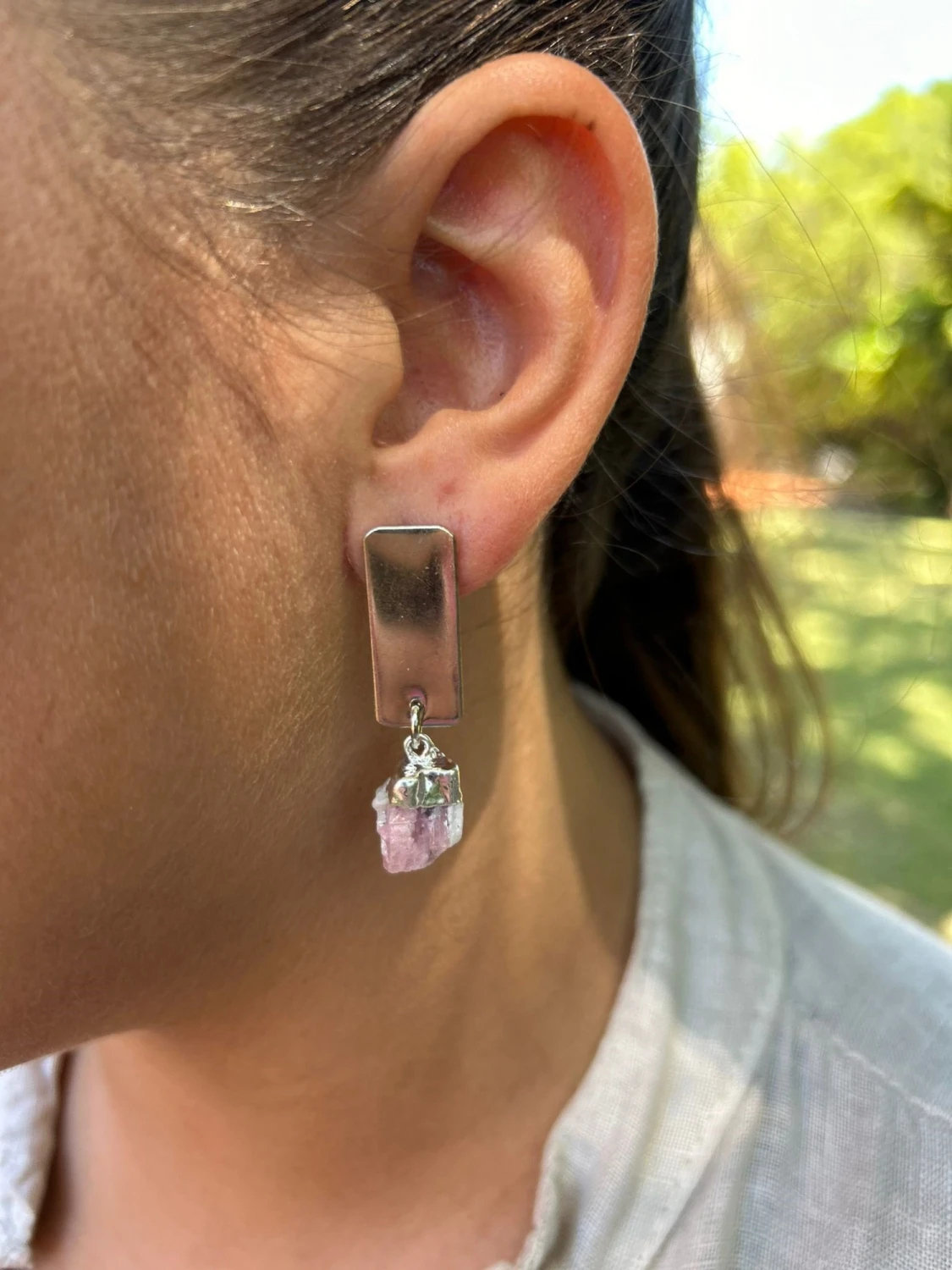 Mini Earrings rosado n/a
