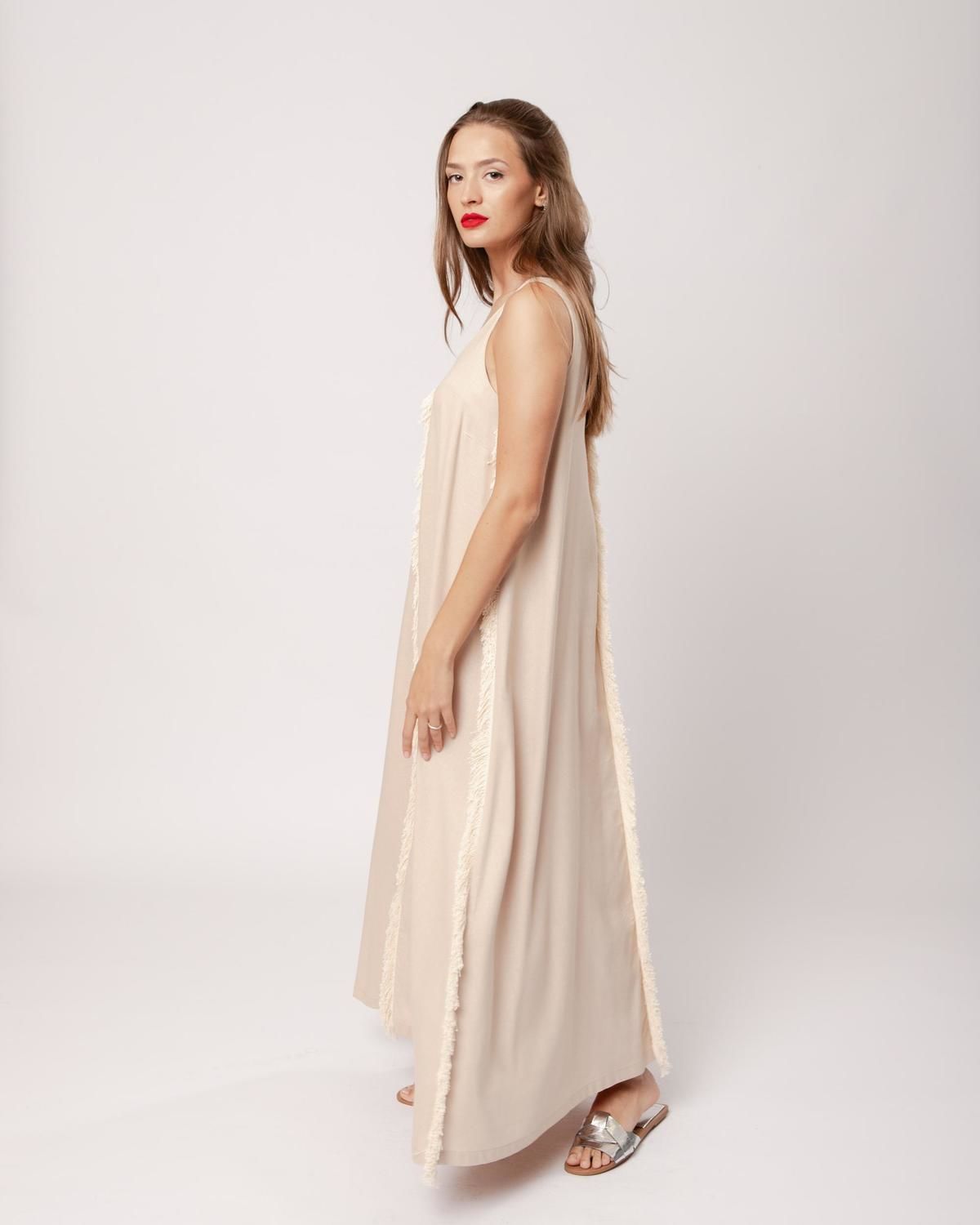 Vestido Zafiro beige m/l