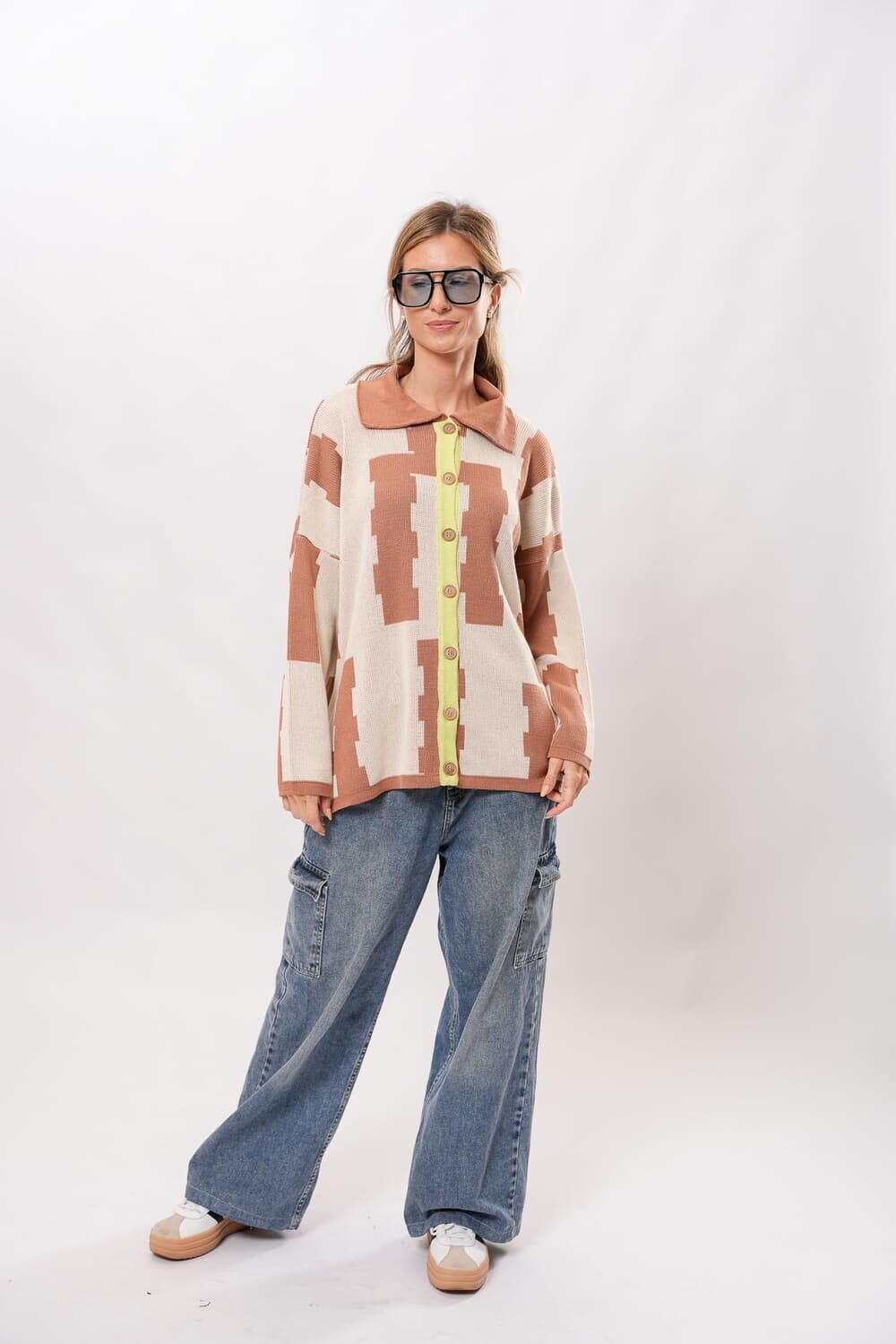 Saco Cambalache beige talle unico