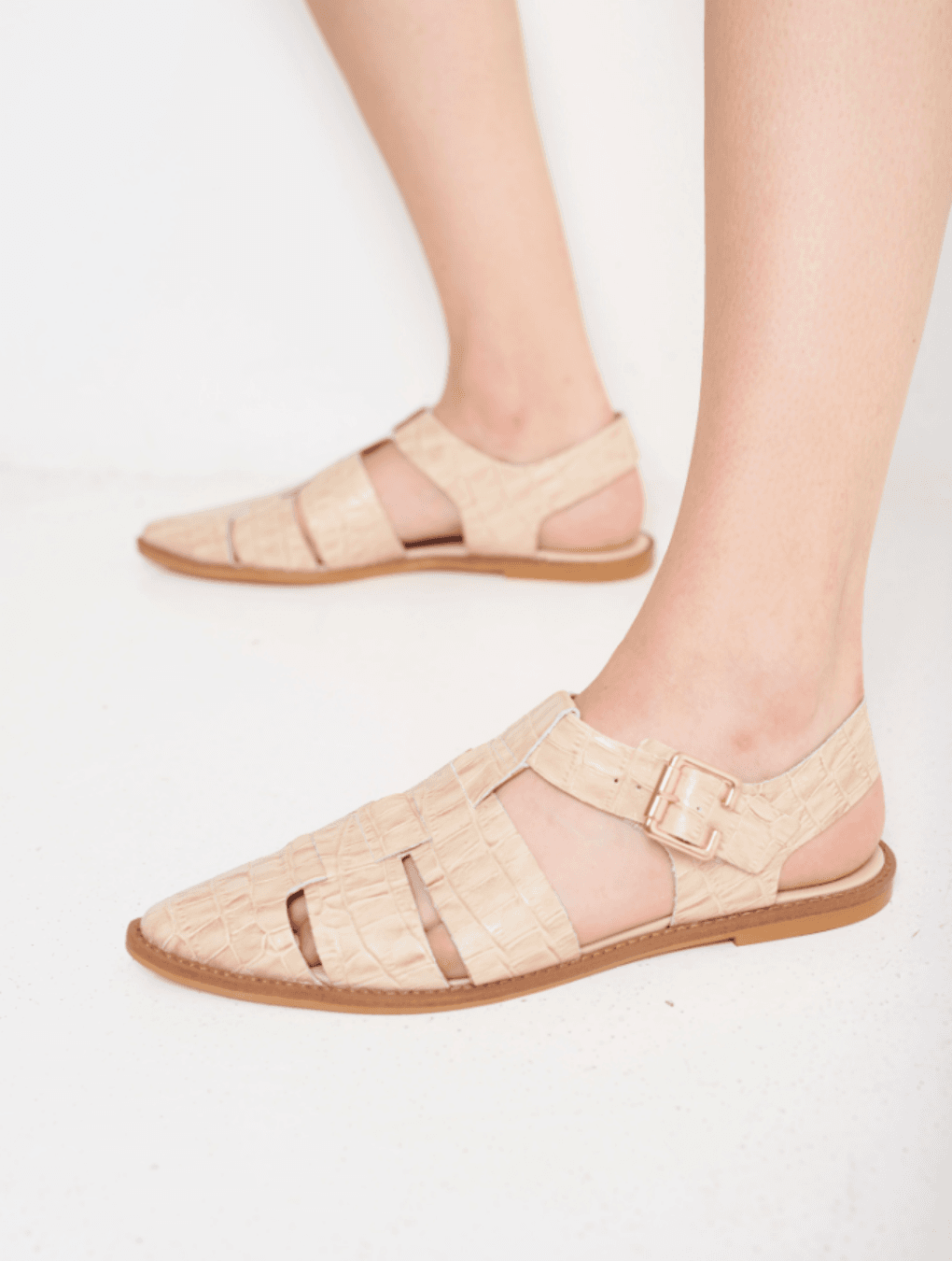 Sandalia Cangrejera beige 37