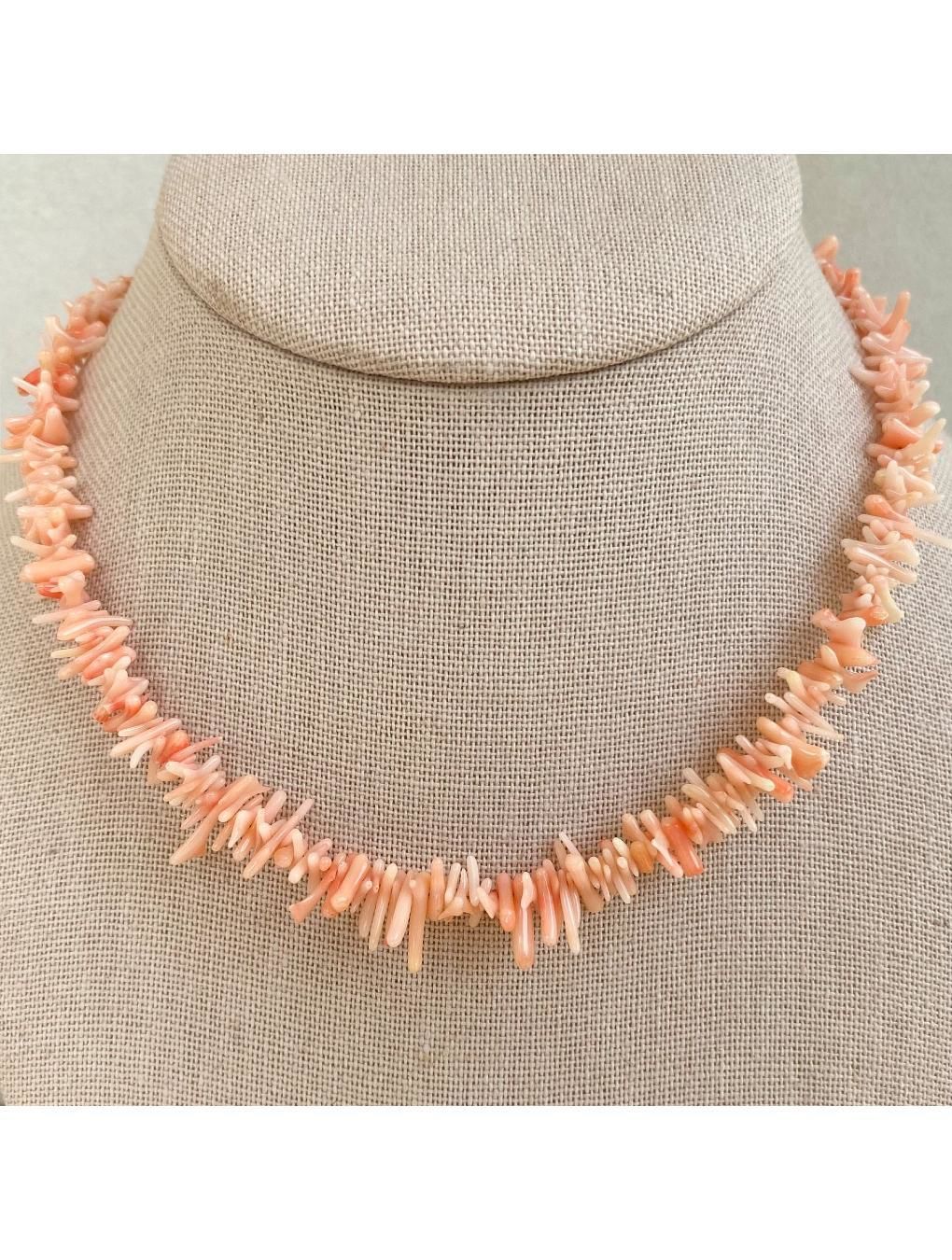 Collar CORAL de piedras naturales coral n/a