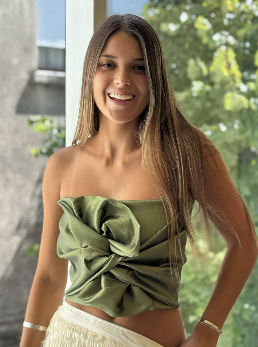 top luz pistacho xs