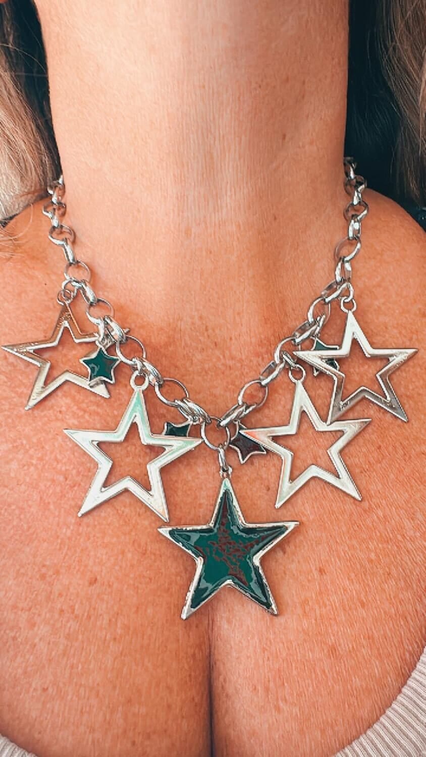 Collar Estrellita negro n/a