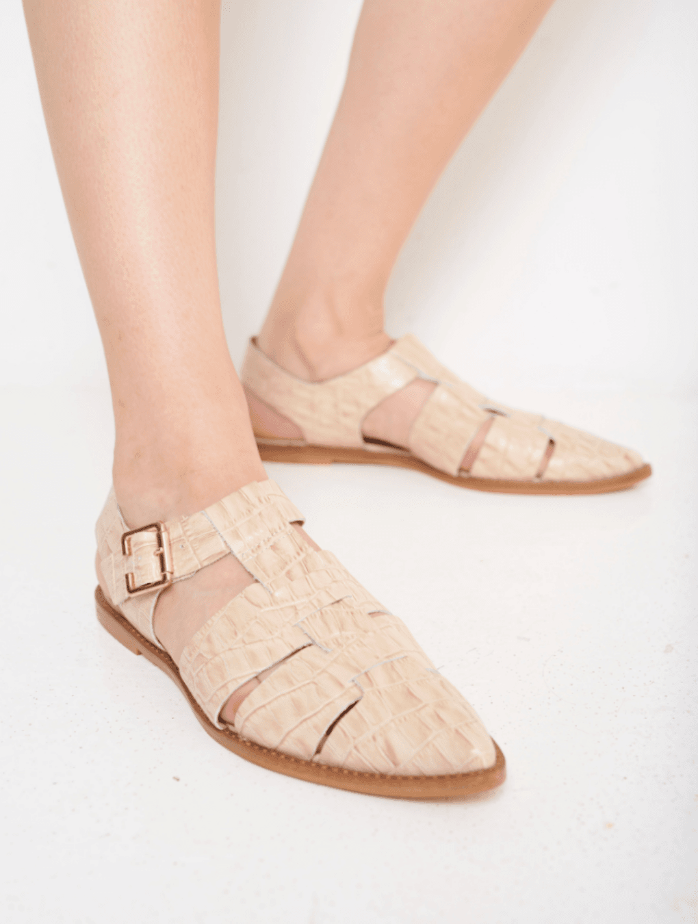 Sandalia Cangrejera beige 35