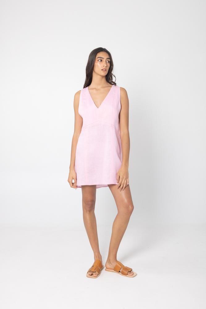 Vestido Noma Short rosado s