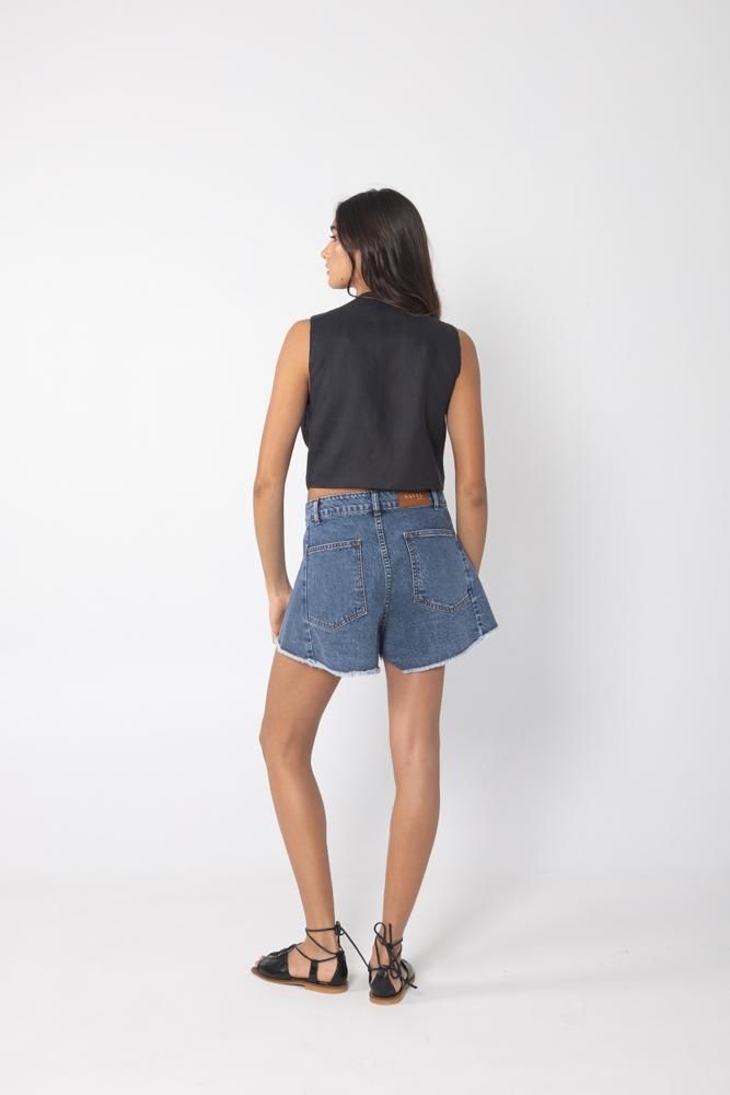 Short Wide celeste l