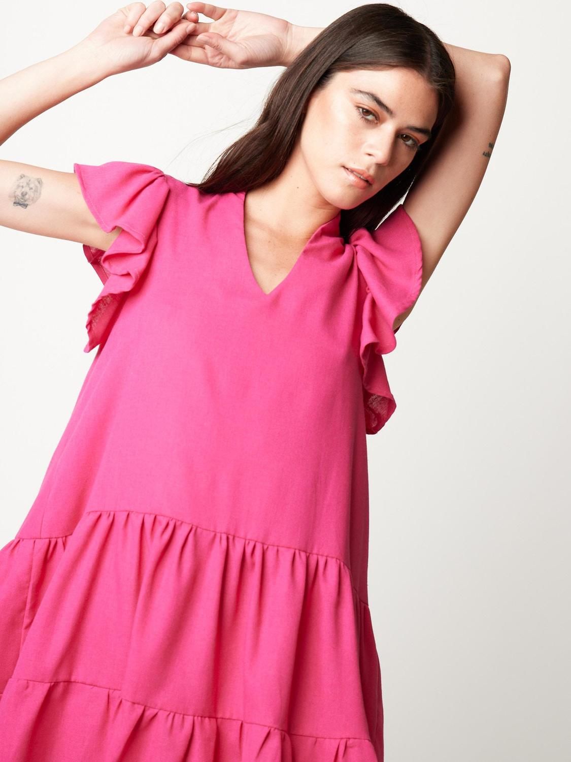 Vestido TONI fucsia s/m