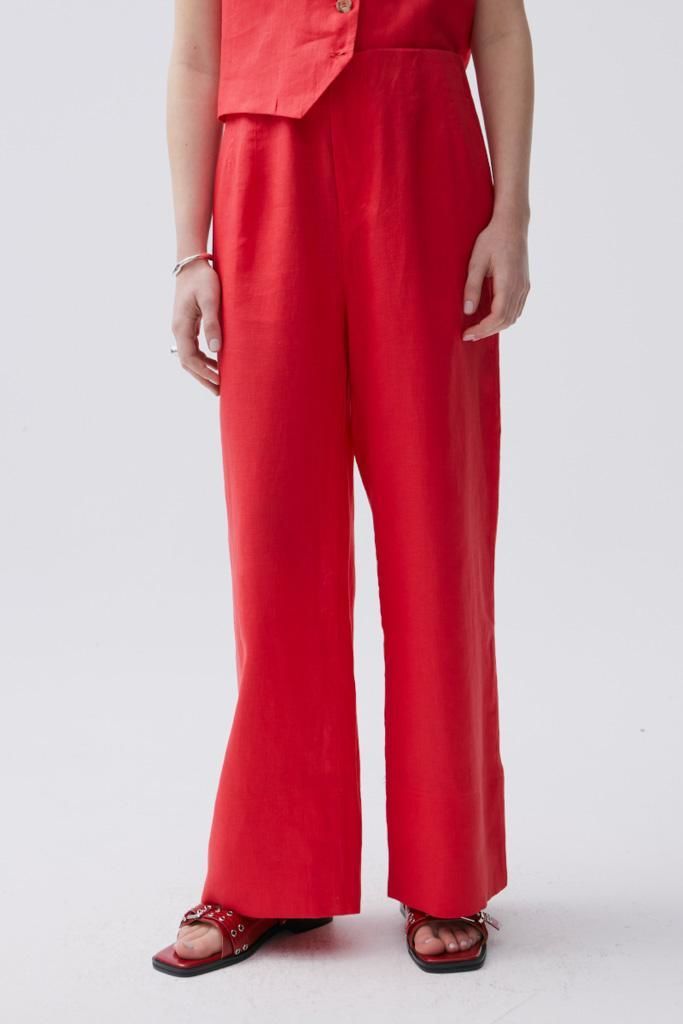 Pantalón Kai rojo xl