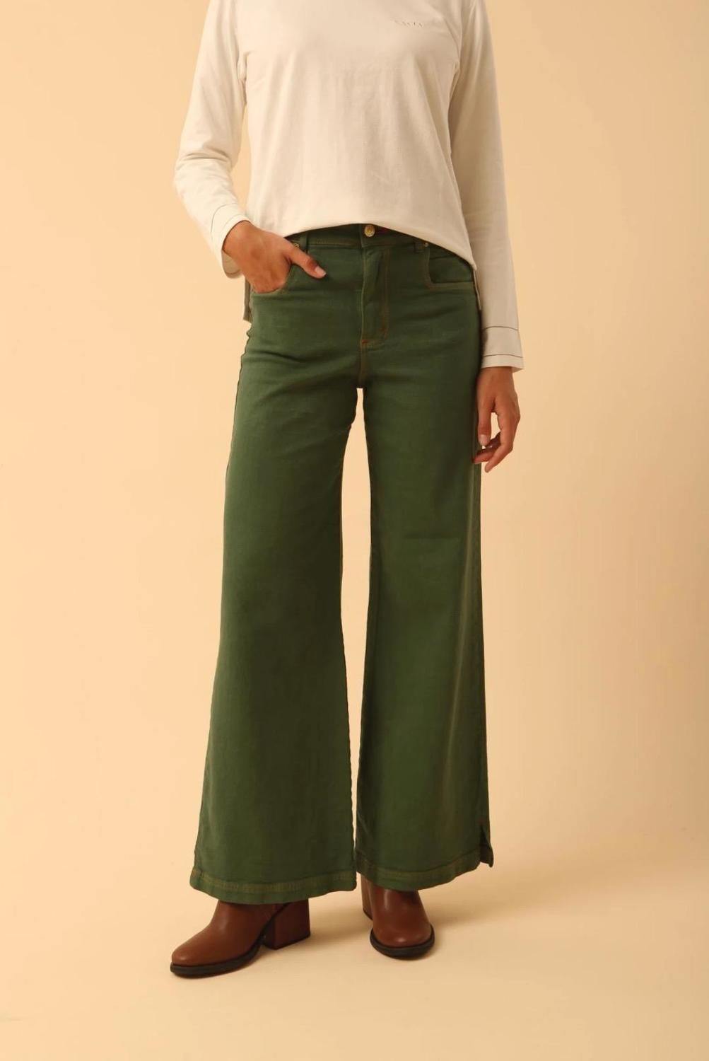 Jean Straight Ant verde 29