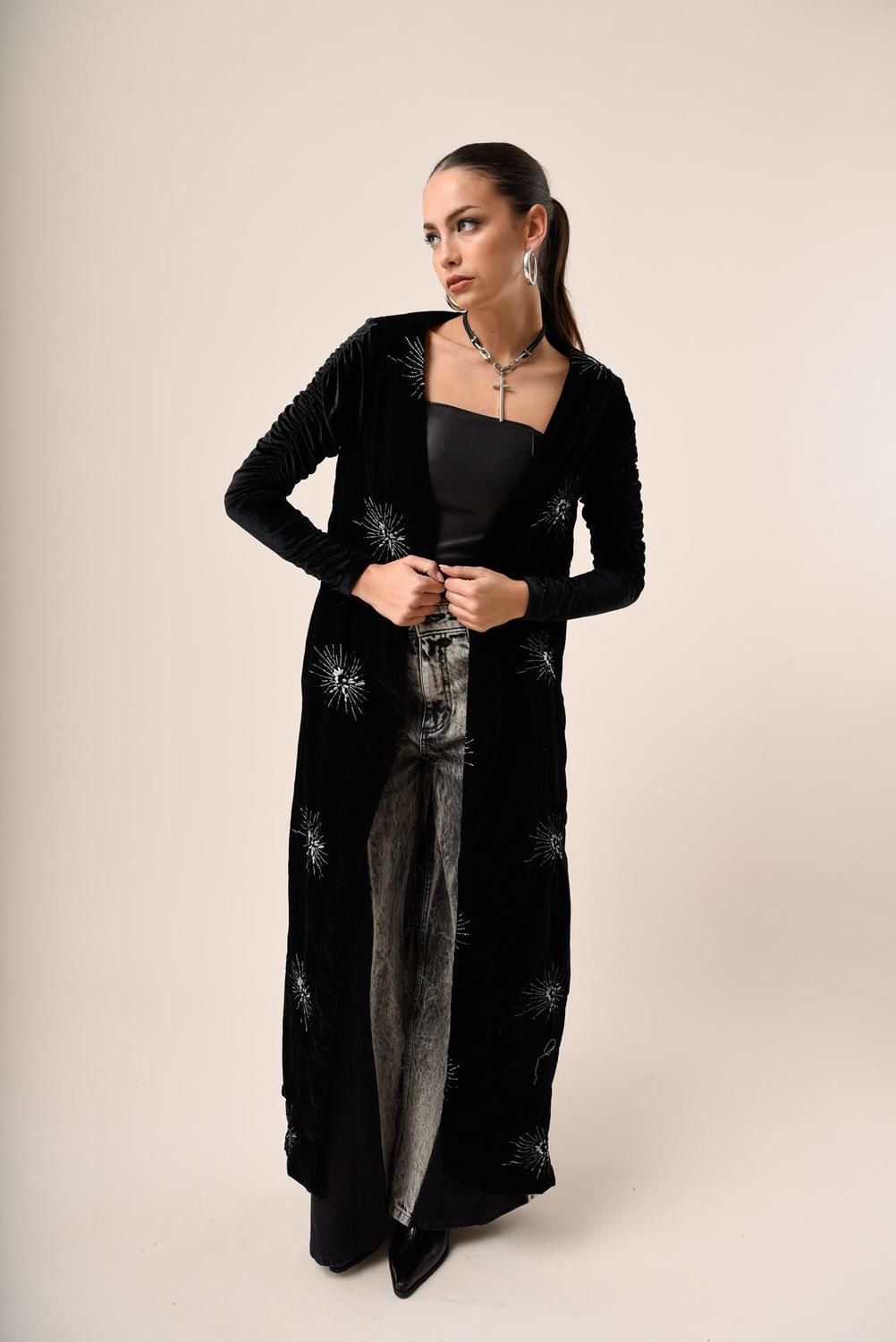 Kimono Persia negro m/l