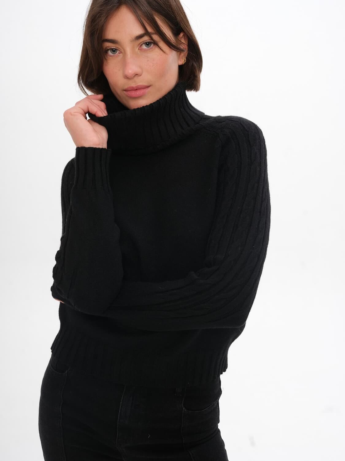 Sweater Espiga negro talle unico