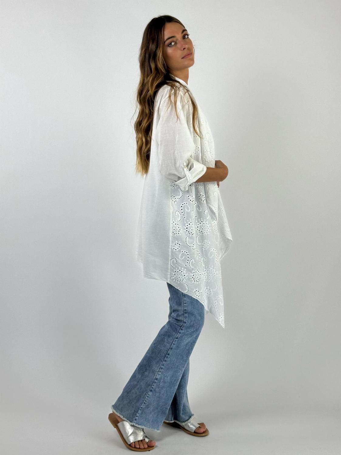 CAMISOLA OASIS blanco talle unico