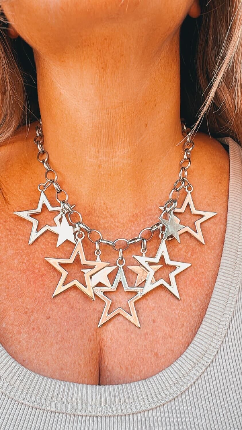 Collar Estrellita plateado n/a