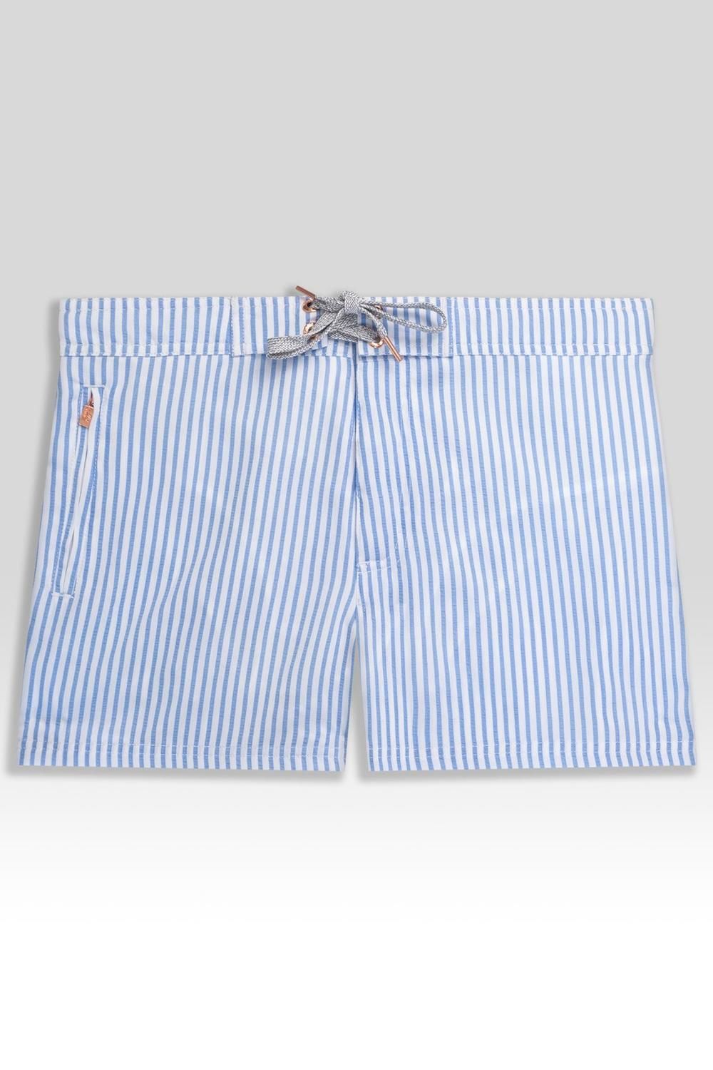 Short de Baño Gents azul bolita l