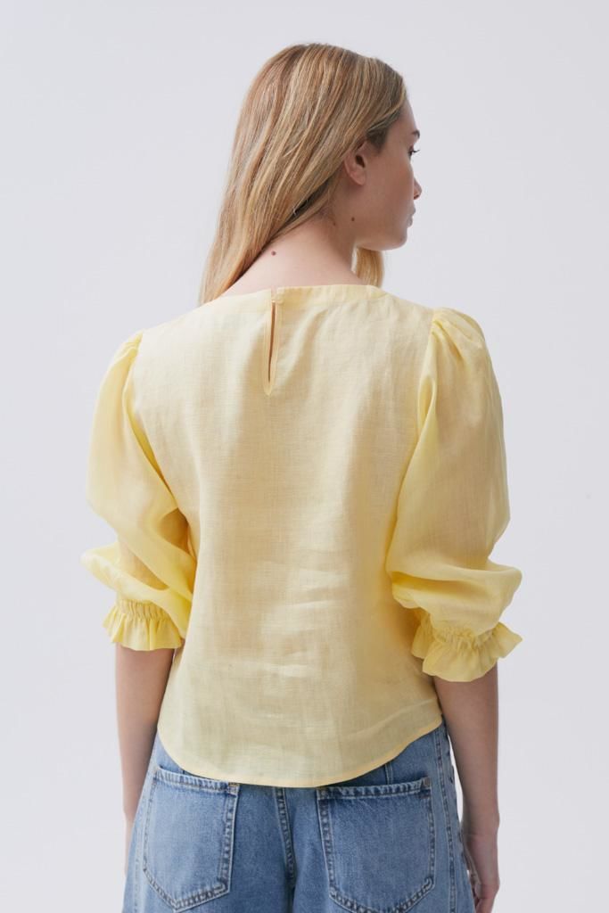 Blusa Rose amarillo xl