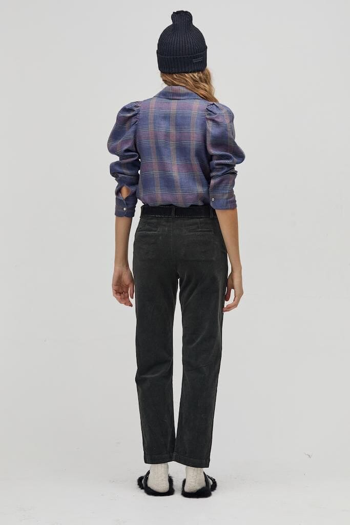 Pantalon Berlin en Corduroy - Forest Green verde oliva xxs