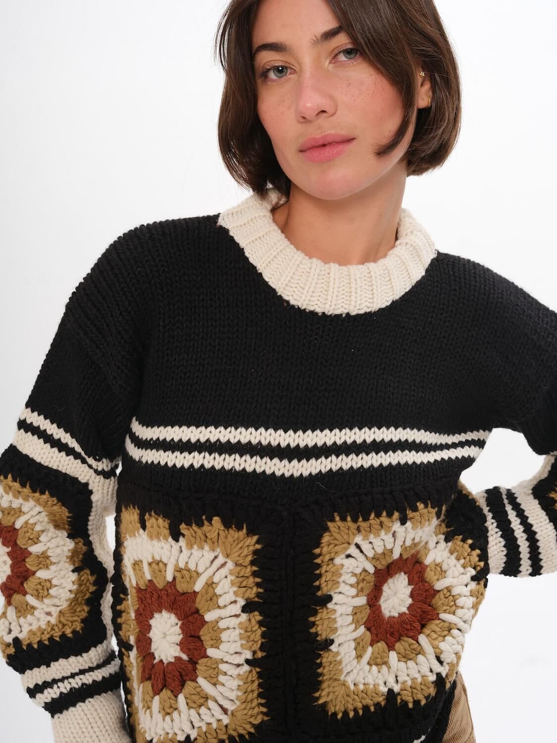 Sweater Cañada negro talle unico