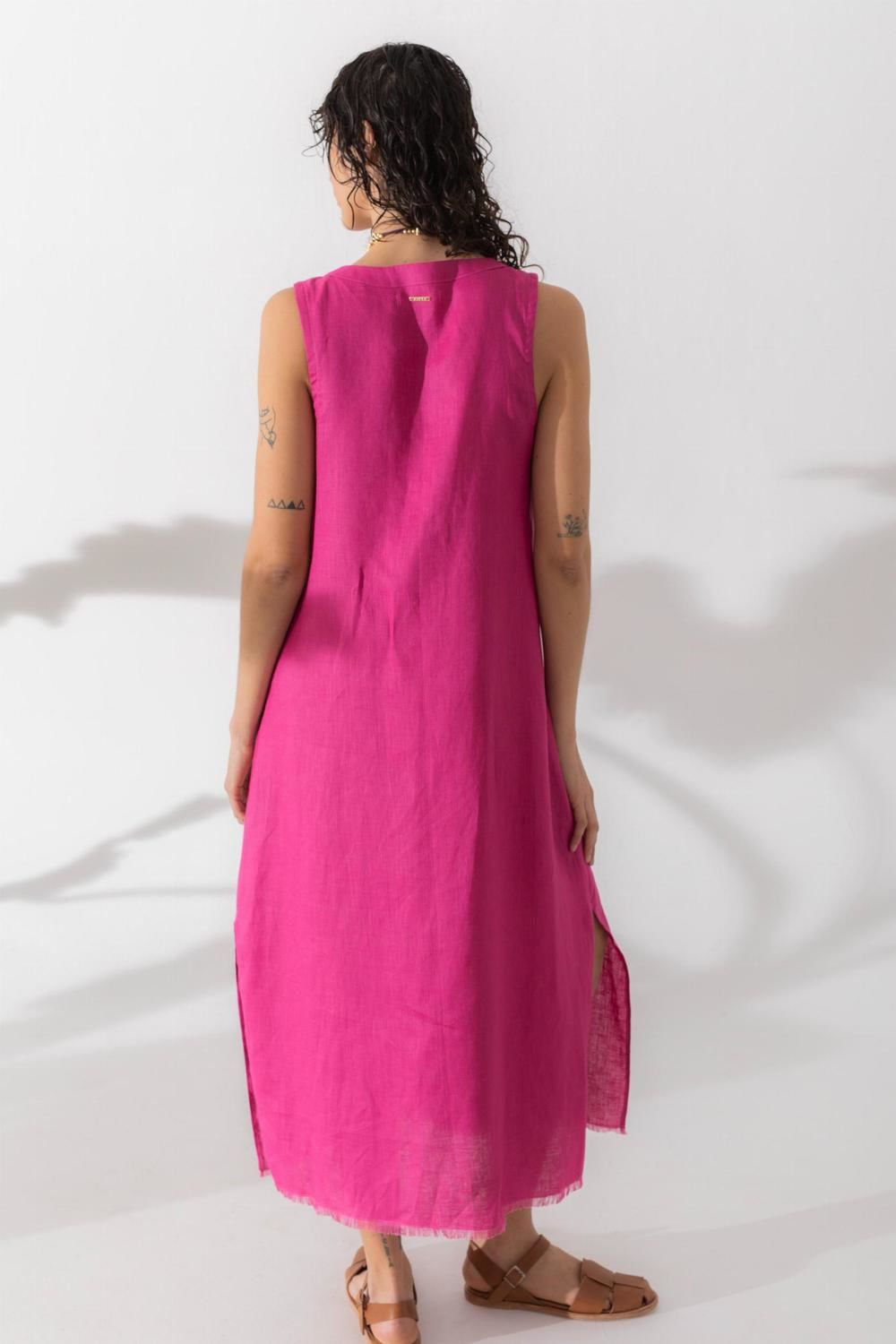 Vestido Vesta fucsia l