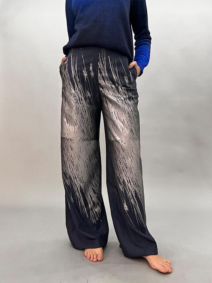 Pantalon Junco azul piedra s