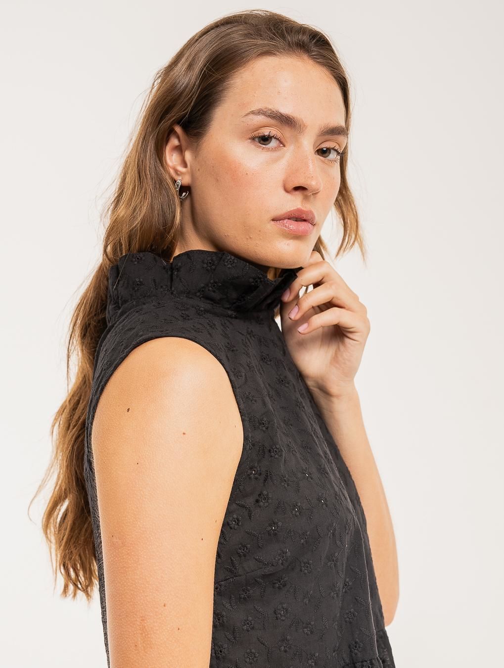 Top Susana negro m/l