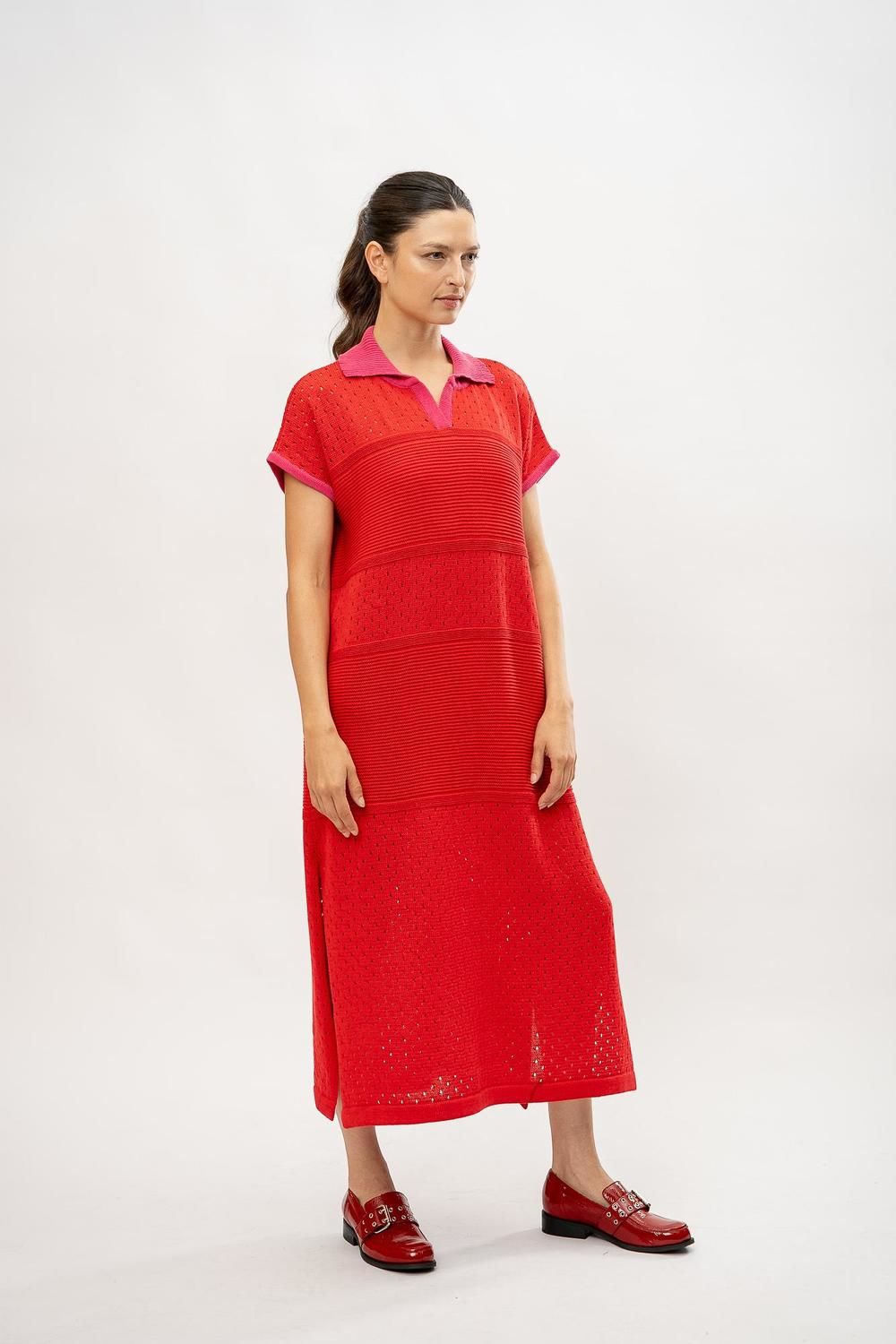 Vestido Savage long rojo talle unico