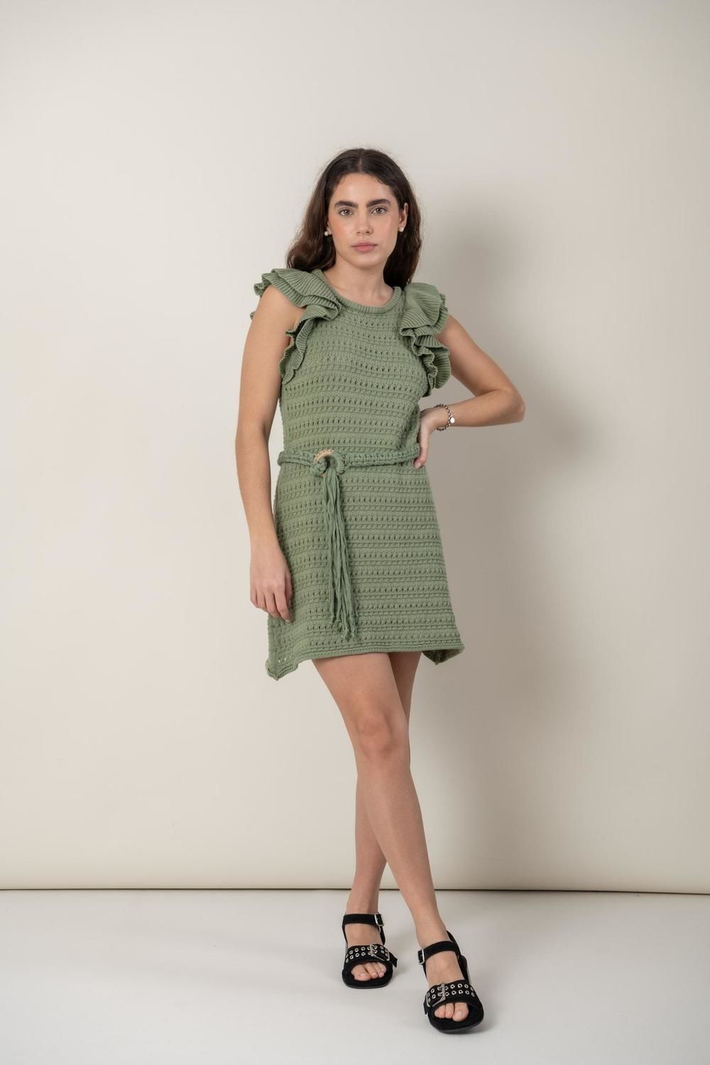 VESTIDO NEPTUNE verde s/m