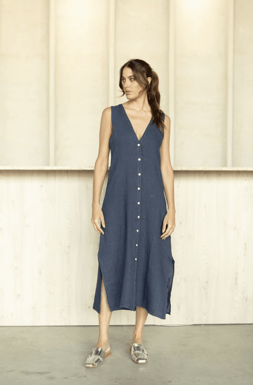 Vestido Vest azul marino s