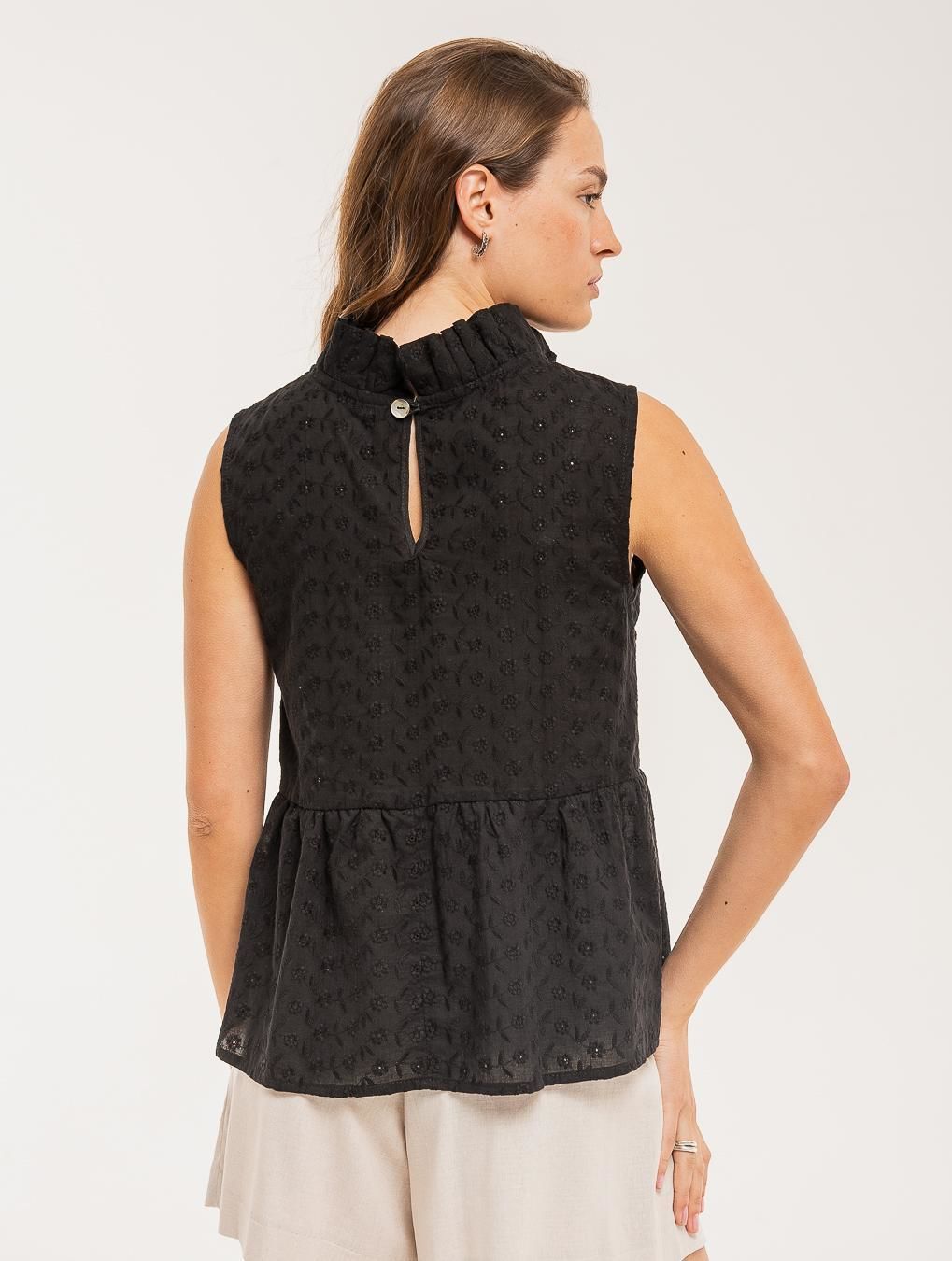 Top Susana negro m/l