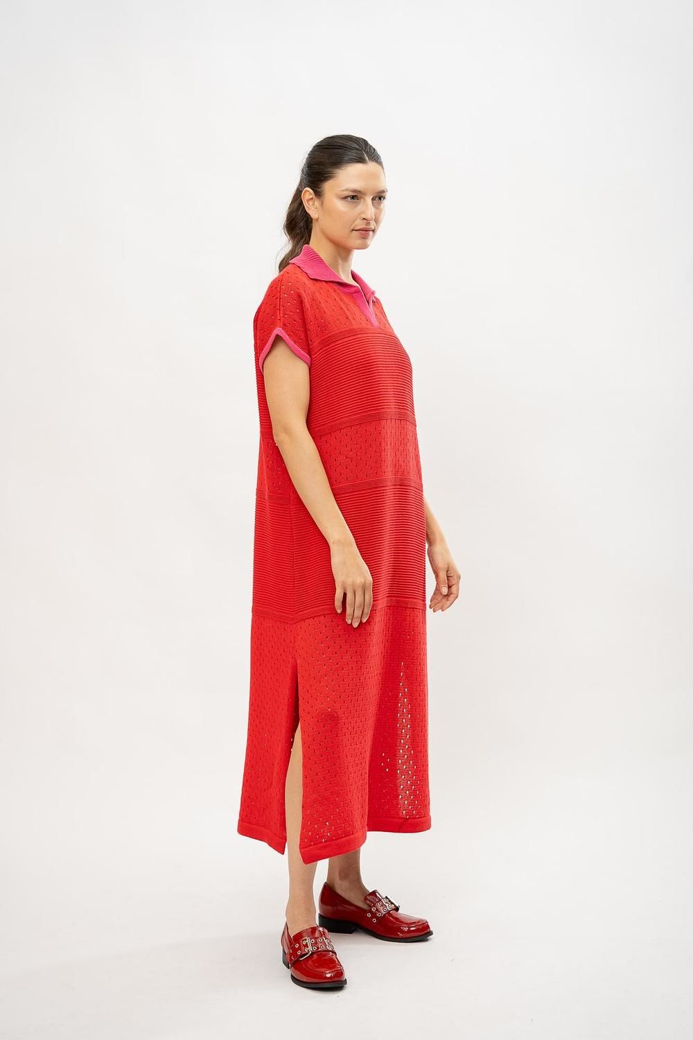 Vestido Savage long rojo talle unico